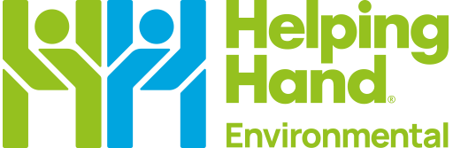 Helping Hand Environmental logo in colour.