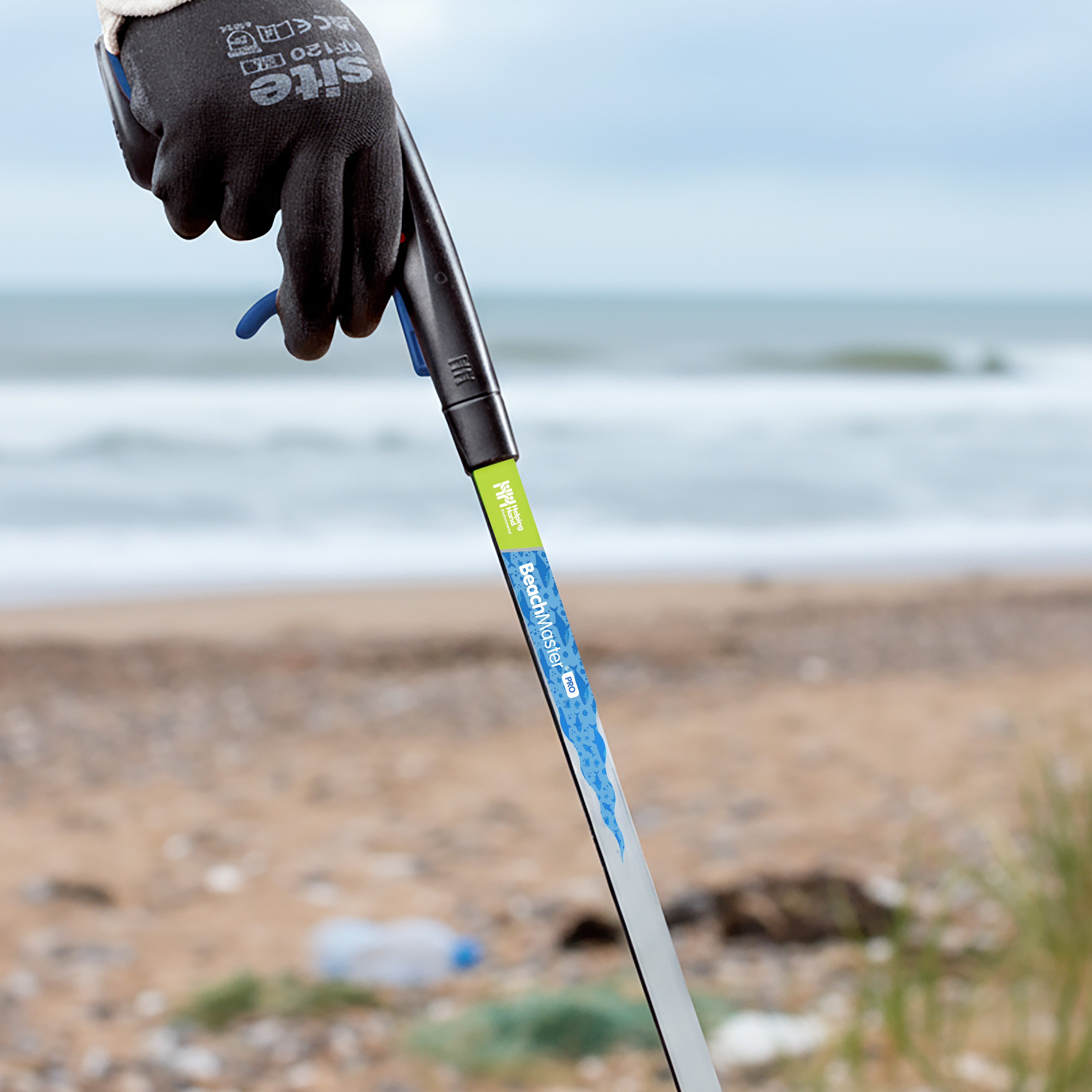 Beachmaster Rotating Head Litter Picker Beach Cleaner