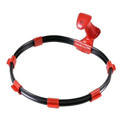 Handi Hoop Pro Clip litter picking hoop with handle.